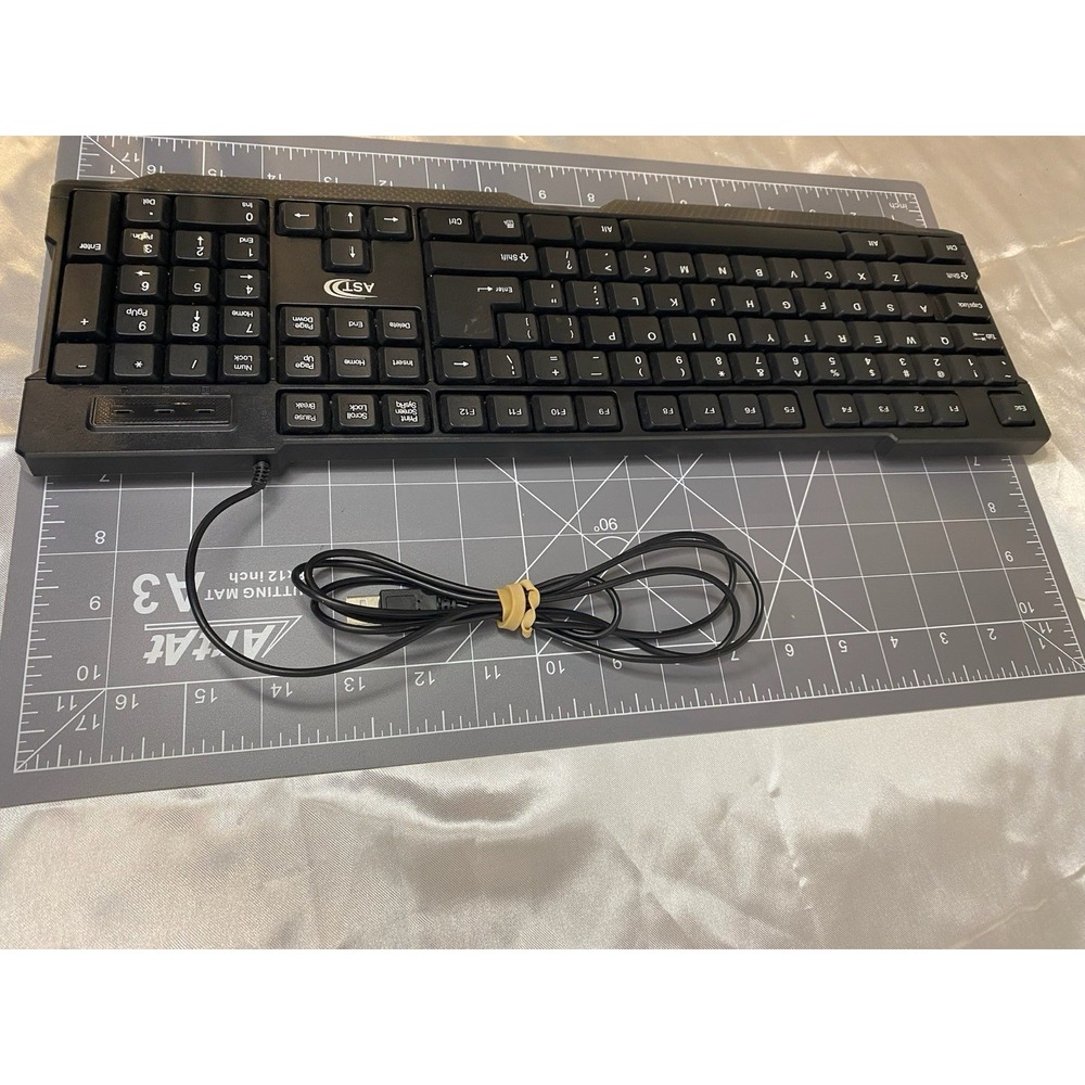 AST Wired USB Keyboard Kin-16, Tested/working - Picture 10 of 16